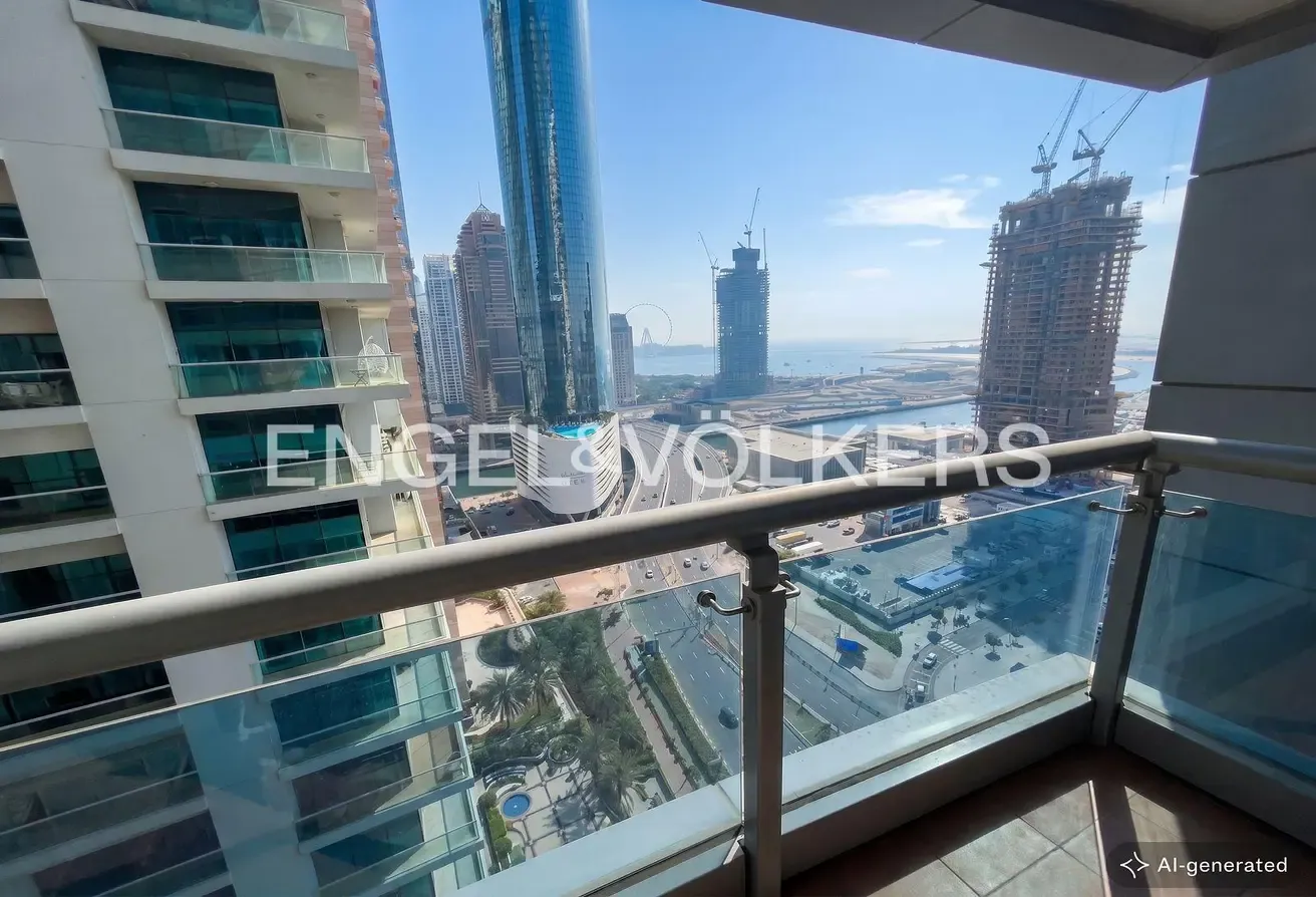Exclusive Sea View | Spacious 3BR + Maid | Princess Tower