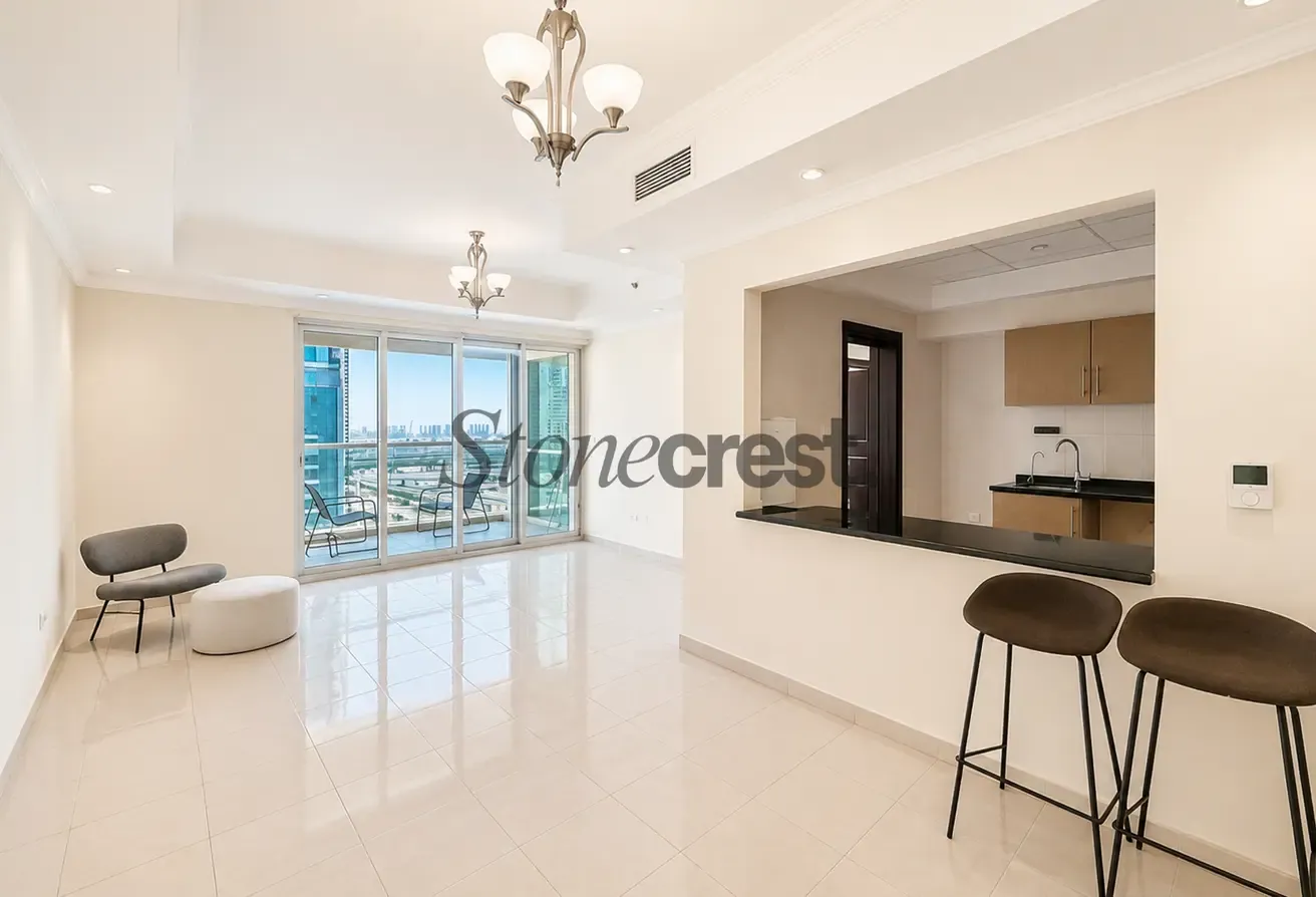 Partial Lake View | Closed Kitchen | Vacant