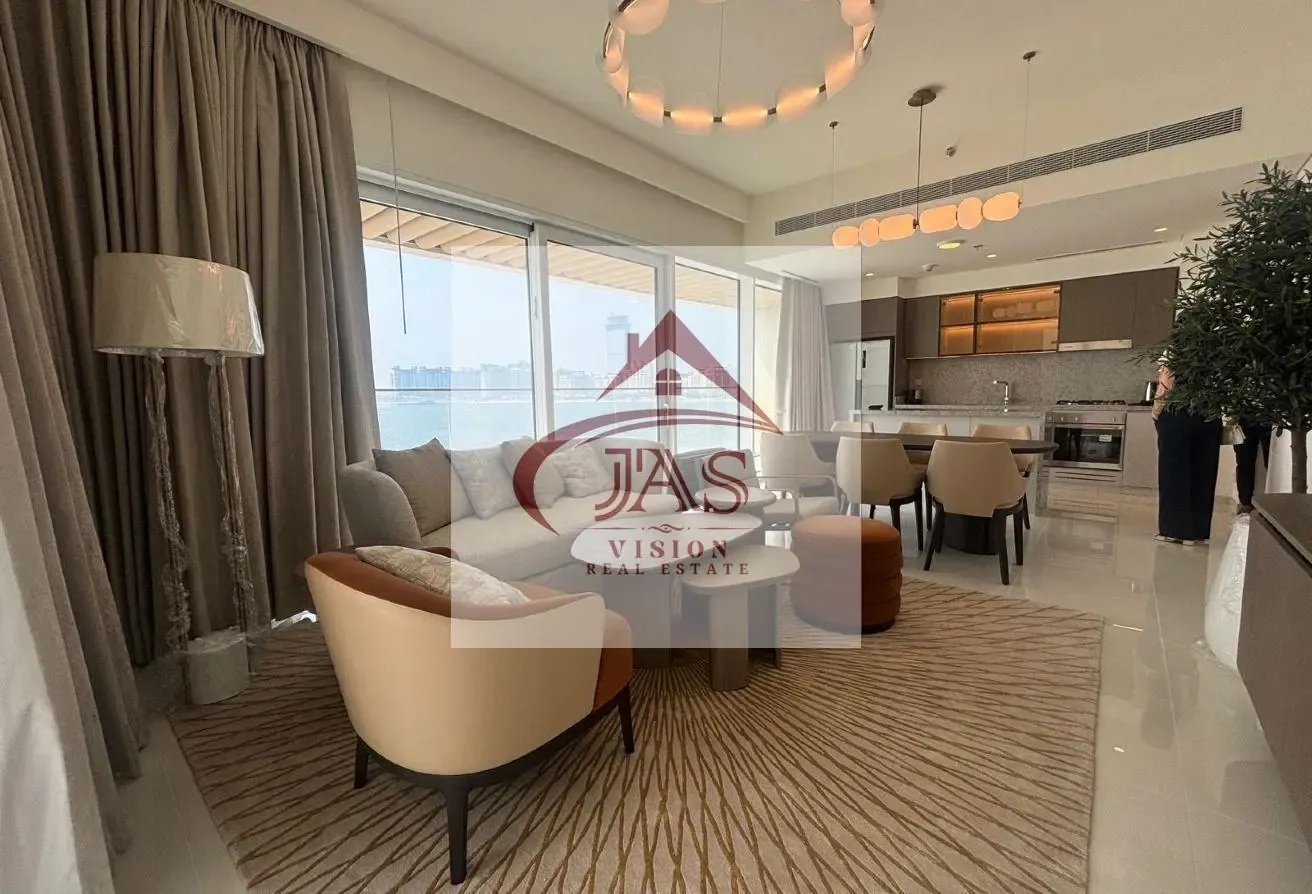 Beachfront 2BR | Furnished | Marina & Sea Views