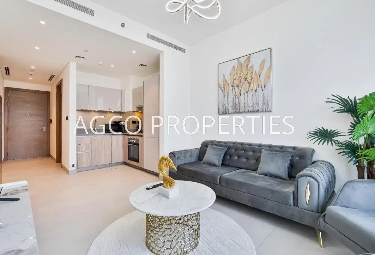 Bright 1BR | Hartland Waves | Skyline Estate View