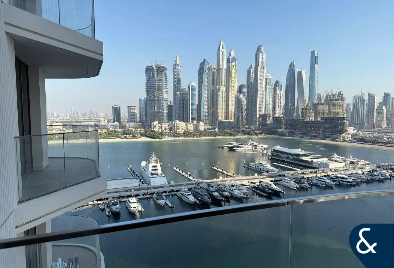 High Floor 2BR | Marina View | Private Beach