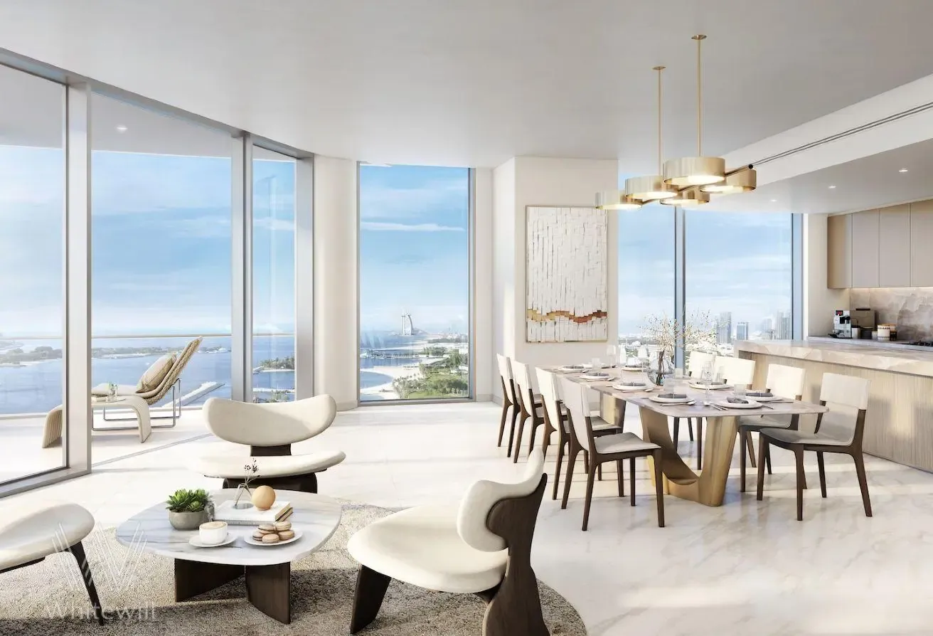 Burj Al Arab & Sea View| 1BR+Study| Seaside Living