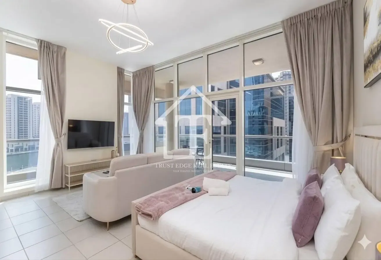 Fully Furnished | Studio | Balcony | 12 cheques