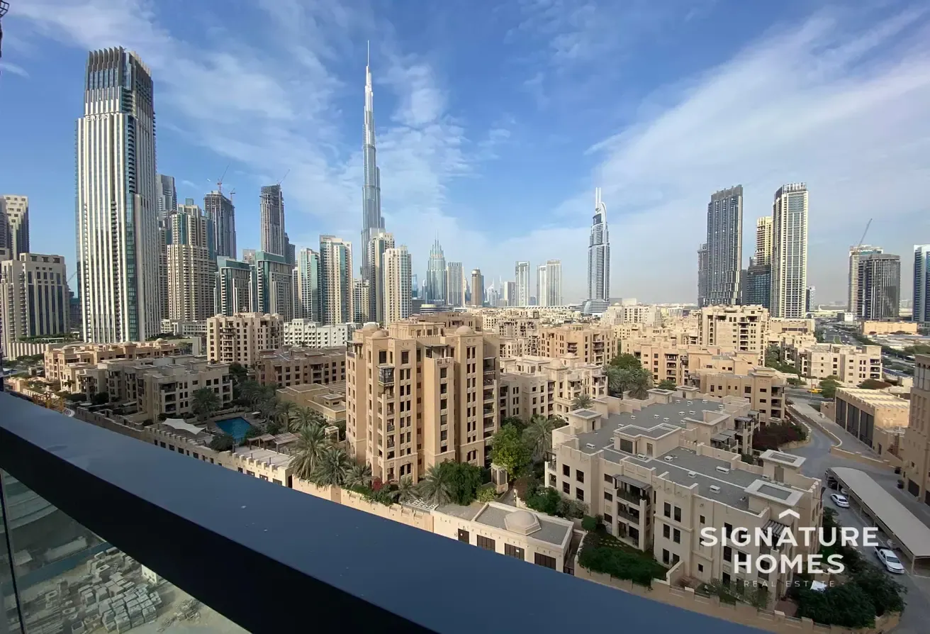 Full Burj View | Maids Room | Rare and Large Unit