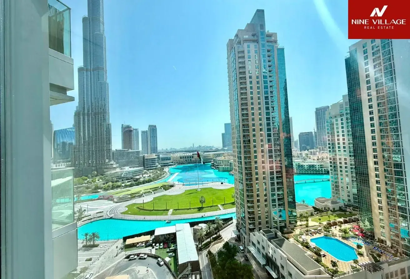 Burj & Fountain view | Spacious Layout | Stunning
