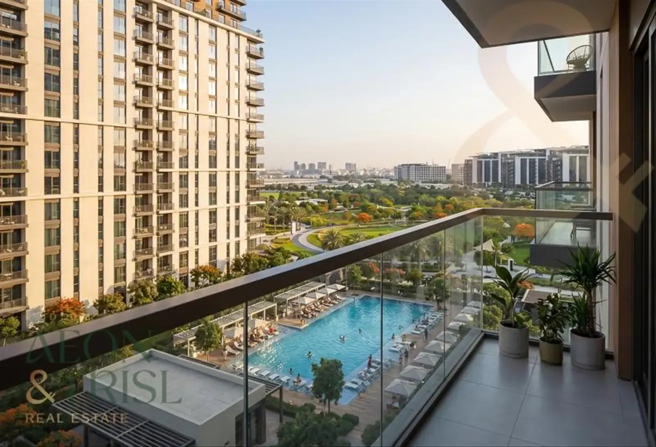 Green Views | Corner 3BR + Maid's | Branded