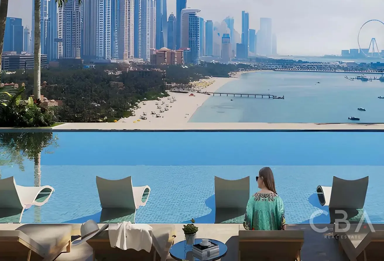 Sea and Ain Dubai Views | Furnished | Beachfront