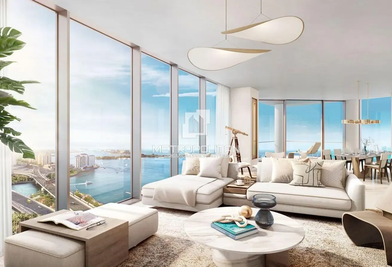 Ultra Rare Penthouse with Panoramic Palm Views