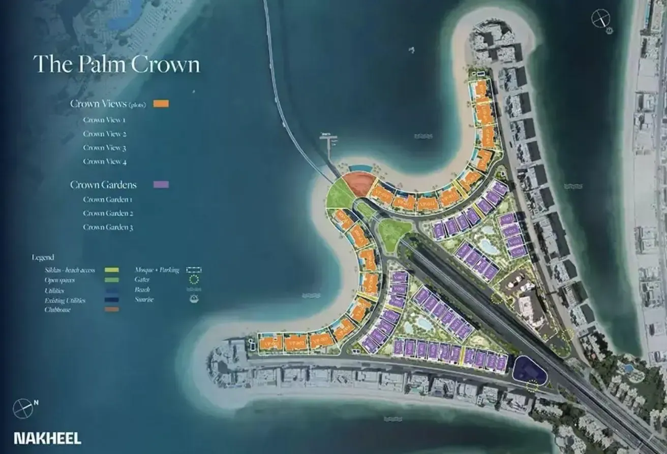 Ultra-Luxury Beachfront Plot at The Palm Crown