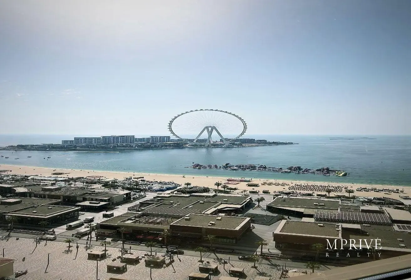 Full Sea View and Dubai Eye View | Semi Furnished