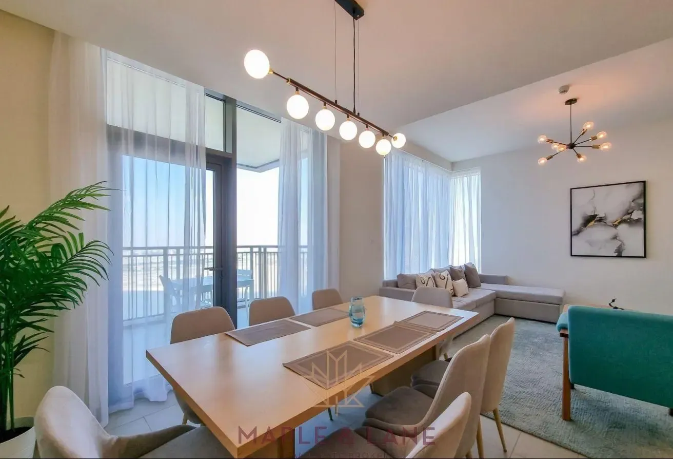 Stunning 3BR+Maid | Sea View | Fully Furnished