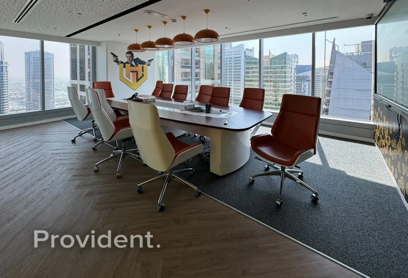 JLT Saba 1 | Office-Big Terrace | Prime Location