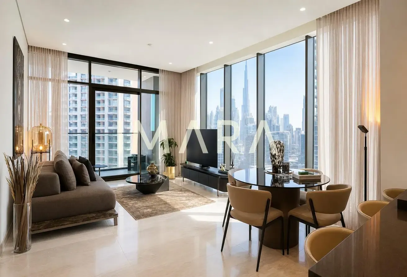 Burj Khalifa View | Balcony | Corner | High Floor