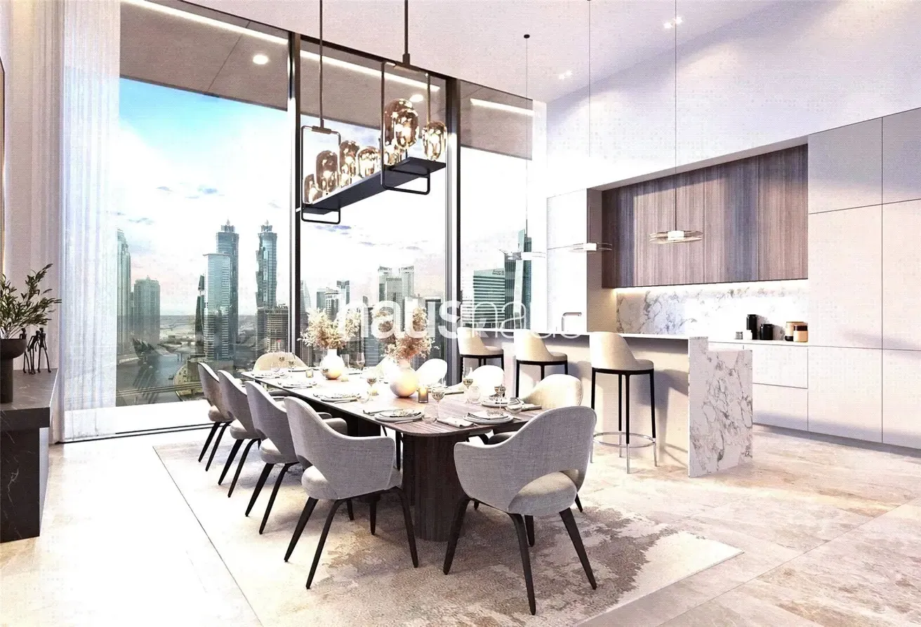 4BR + Maids| High Floor| Canal + Burj Khalifa View