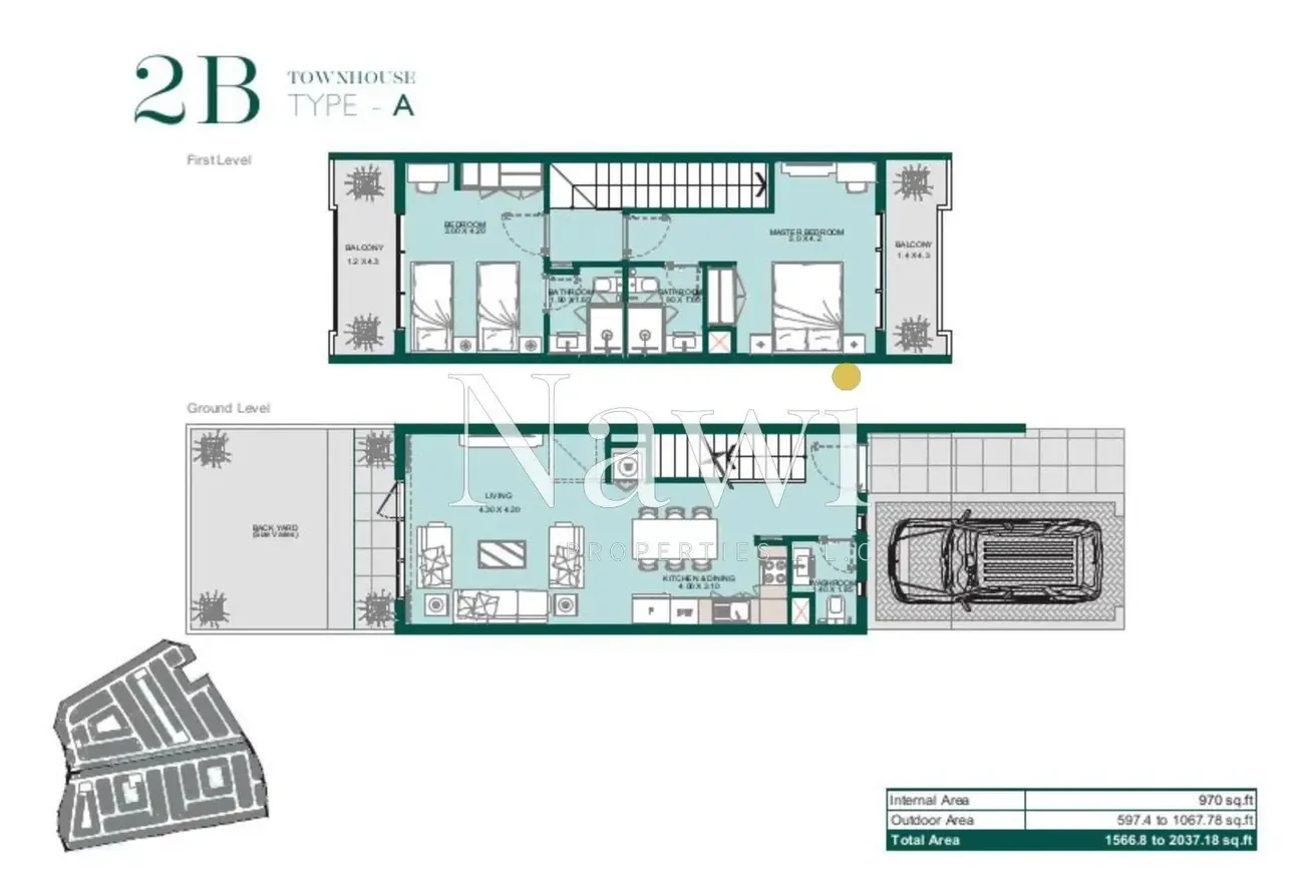 Modern 2-bedroom Townhouse | Strong Rental Demand