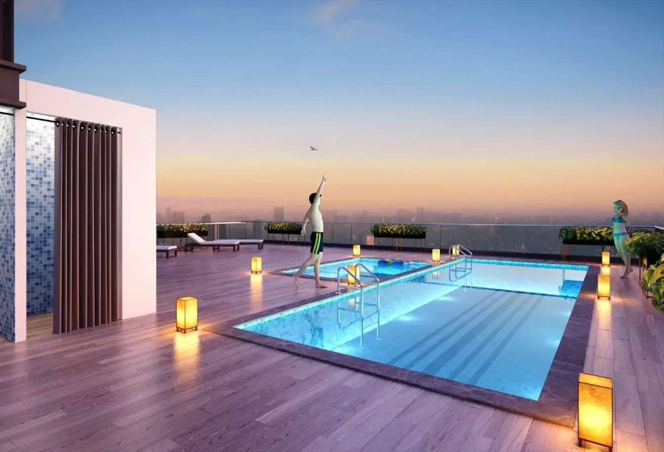 2 Br | Street View | 50/50 Plan | Warsan 4