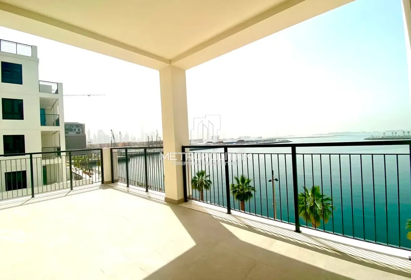 3BR + Maid | Full Sea View | Unfurnished