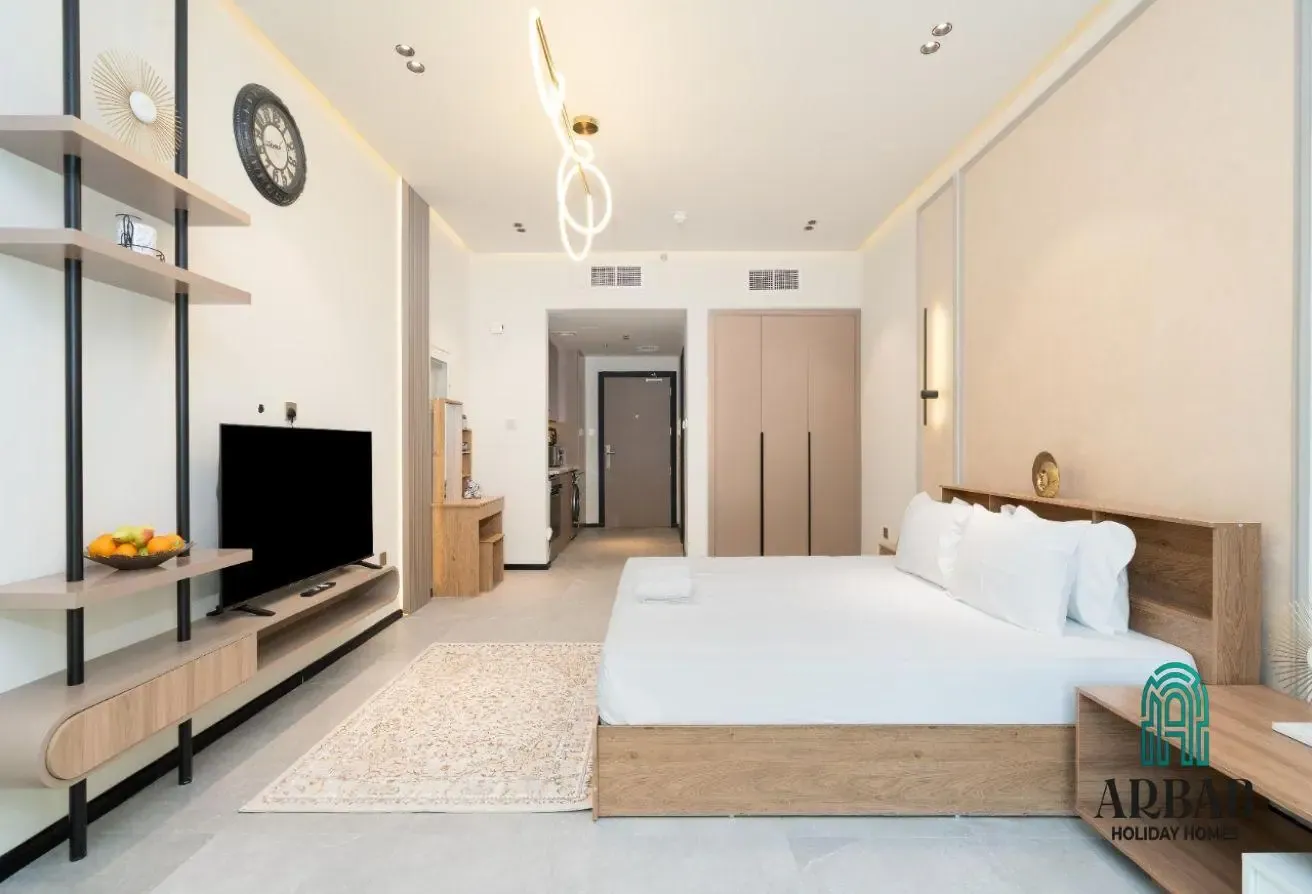 Luxury Studio | Serene Pool View | Bright Layout