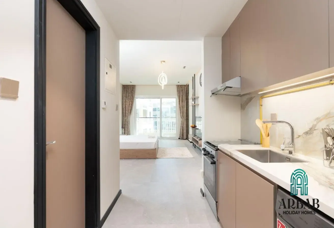 Luxury Studio | Serene Pool View | Bright Layout