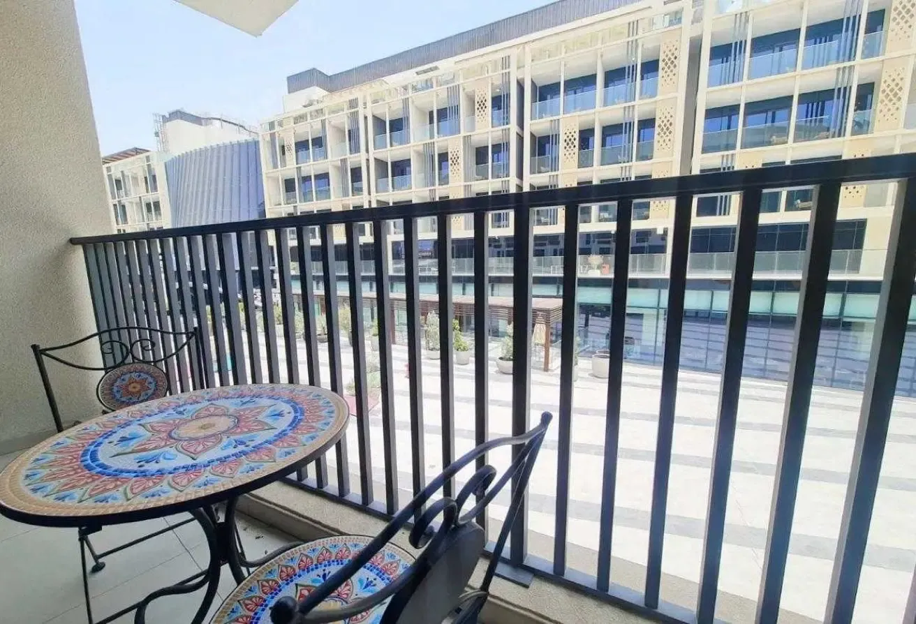 1 BR Furnished Apartment in Mirdif with Balcony