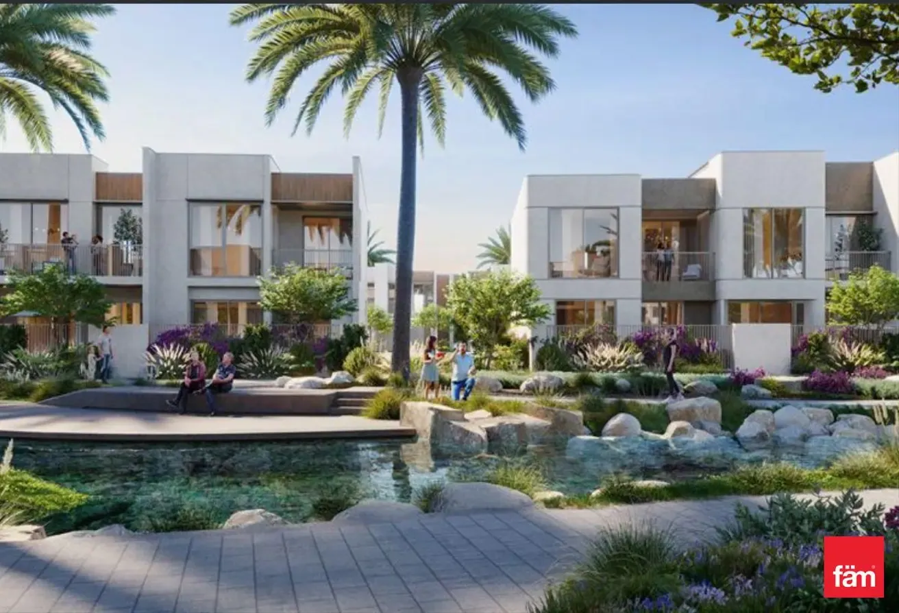 Elegant Living Green Surroundings Modern Serene