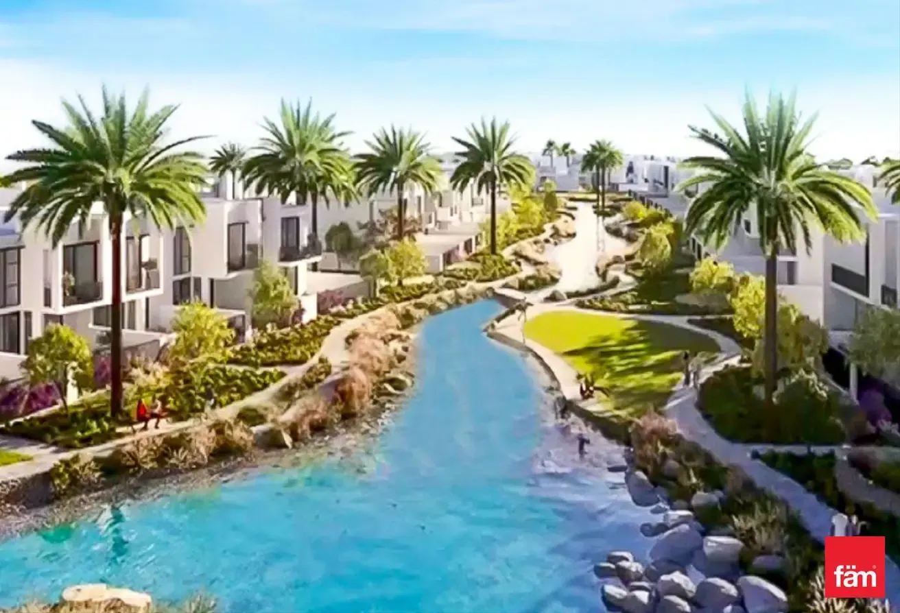 Elegant Living Green Surroundings Modern Serene