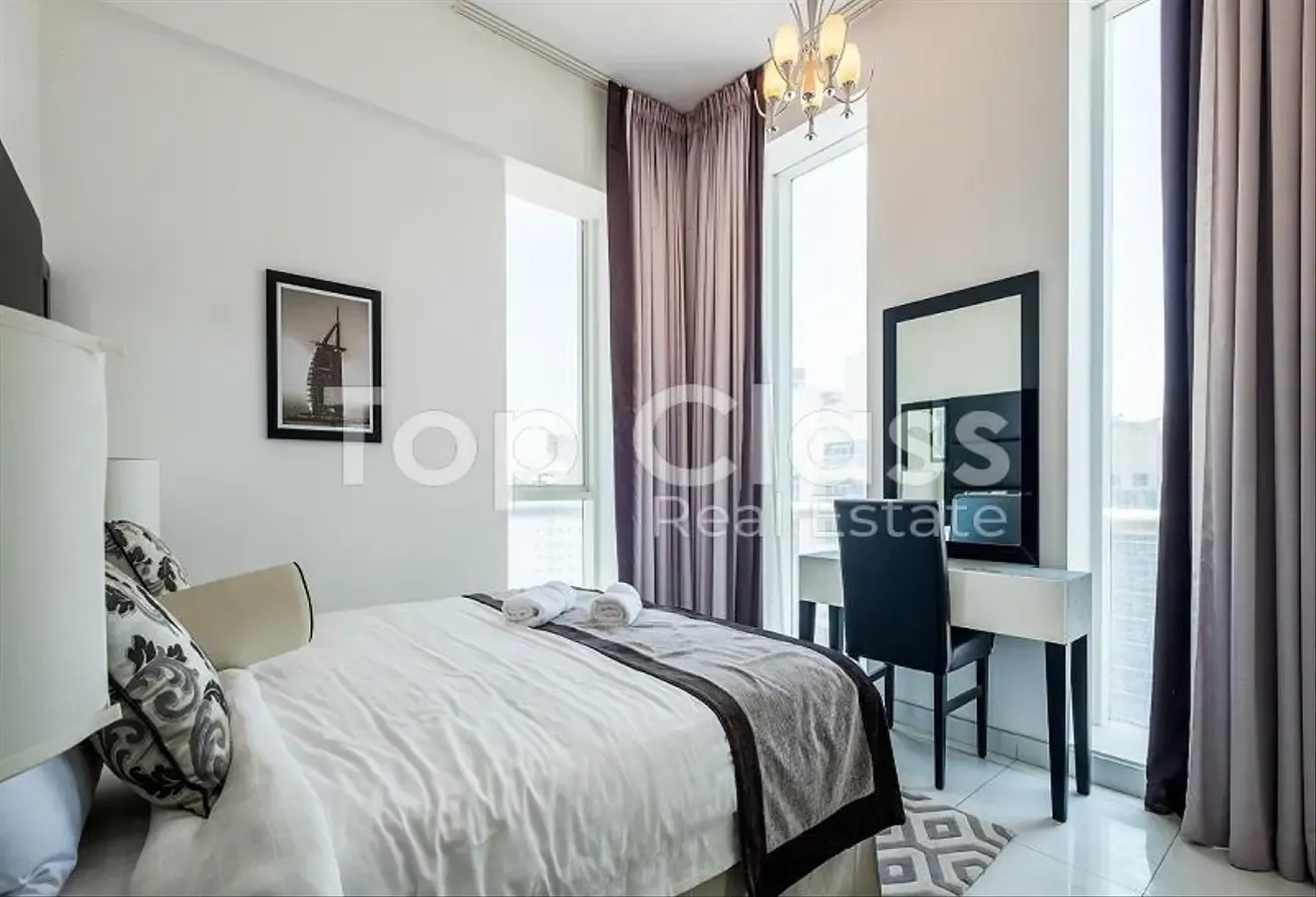 Fully Furnished |High Floor | Golf Course View
