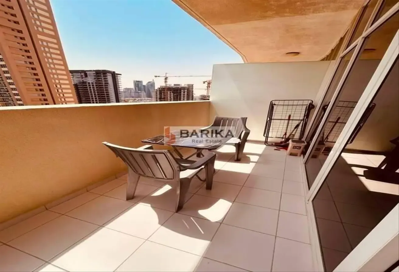 Furnished Studio | Balcony | Easy Payment Plans |