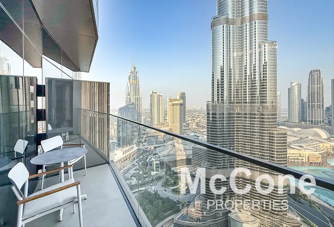 Furnished | Fountain and Burj View | Hight Floor