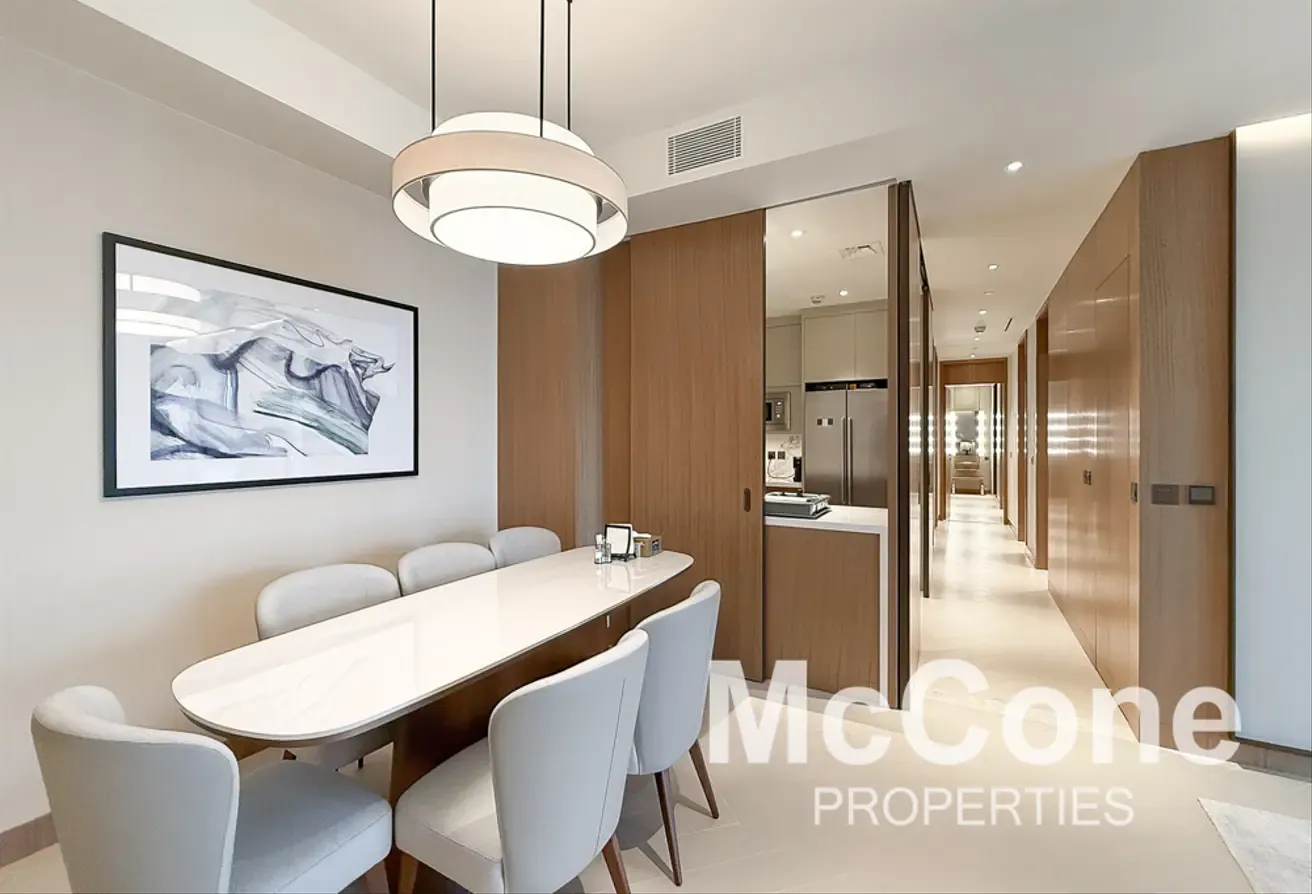 Furnished | Fountain and Burj View | Hight Floor