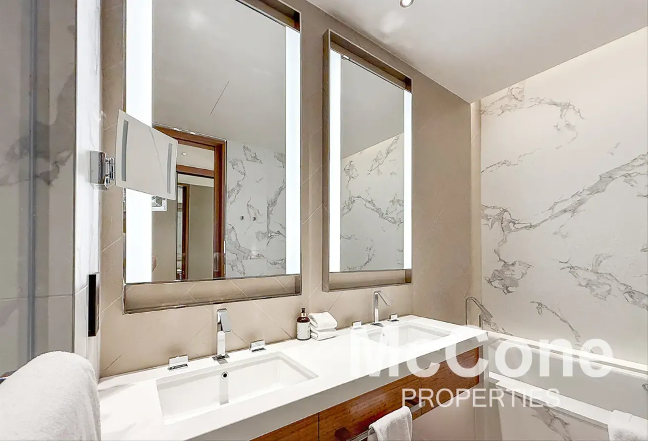 Furnished | Fountain and Burj View | Hight Floor