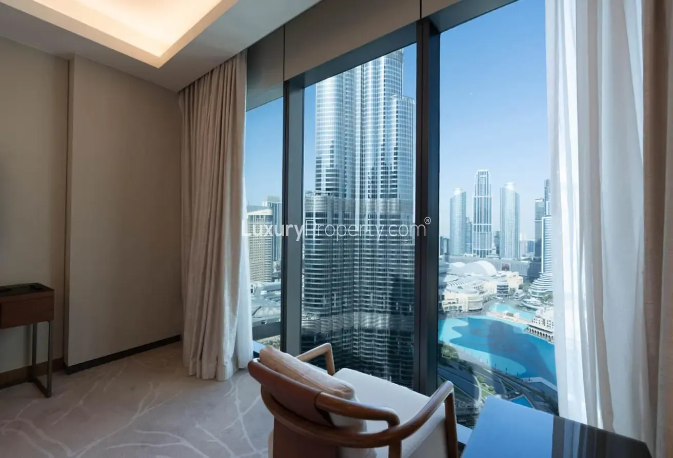 Burj Khalifa and Fountain View | Ready | Furnished