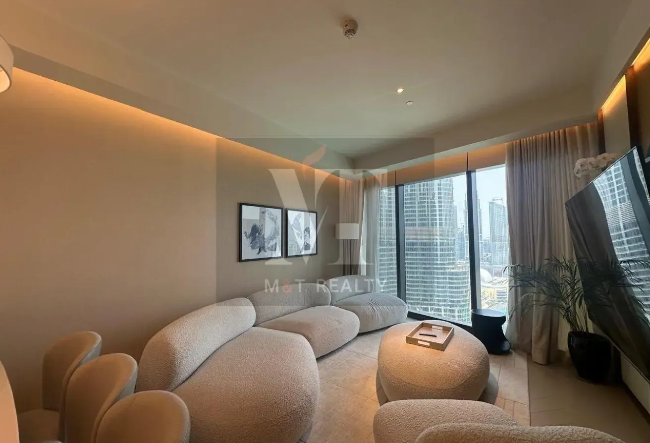 Iconic Burj & Fountain View | Premium 2 Bedroom