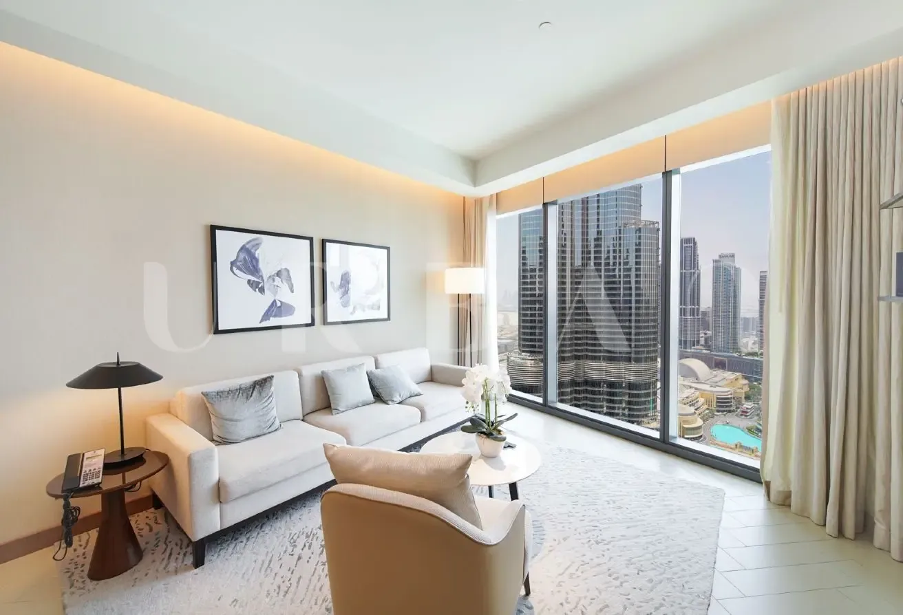 Full Burj Khalifa and Fountain View | Furnished