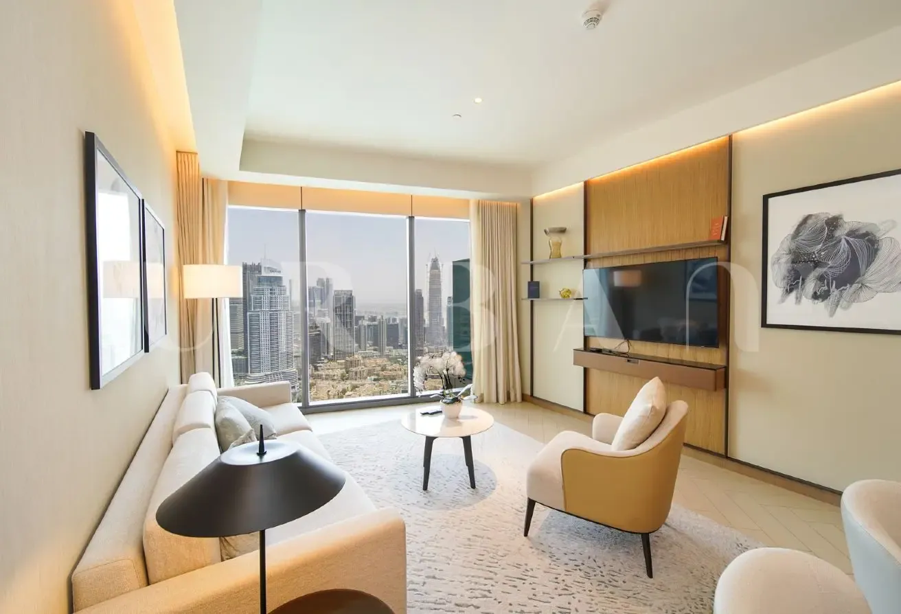 Full Burj Khalifa and Fountain View | Furnished