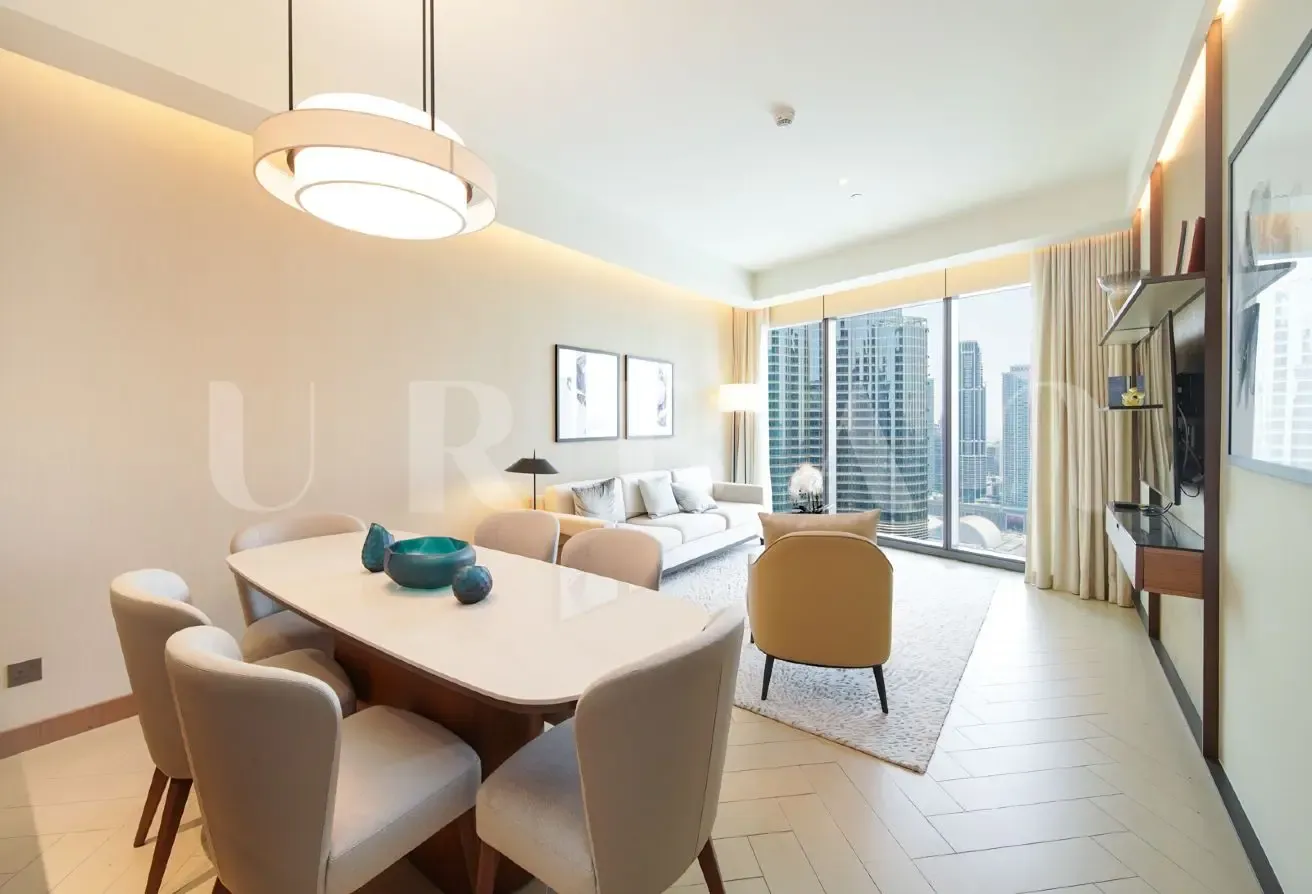 Full Burj Khalifa and Fountain View | Furnished
