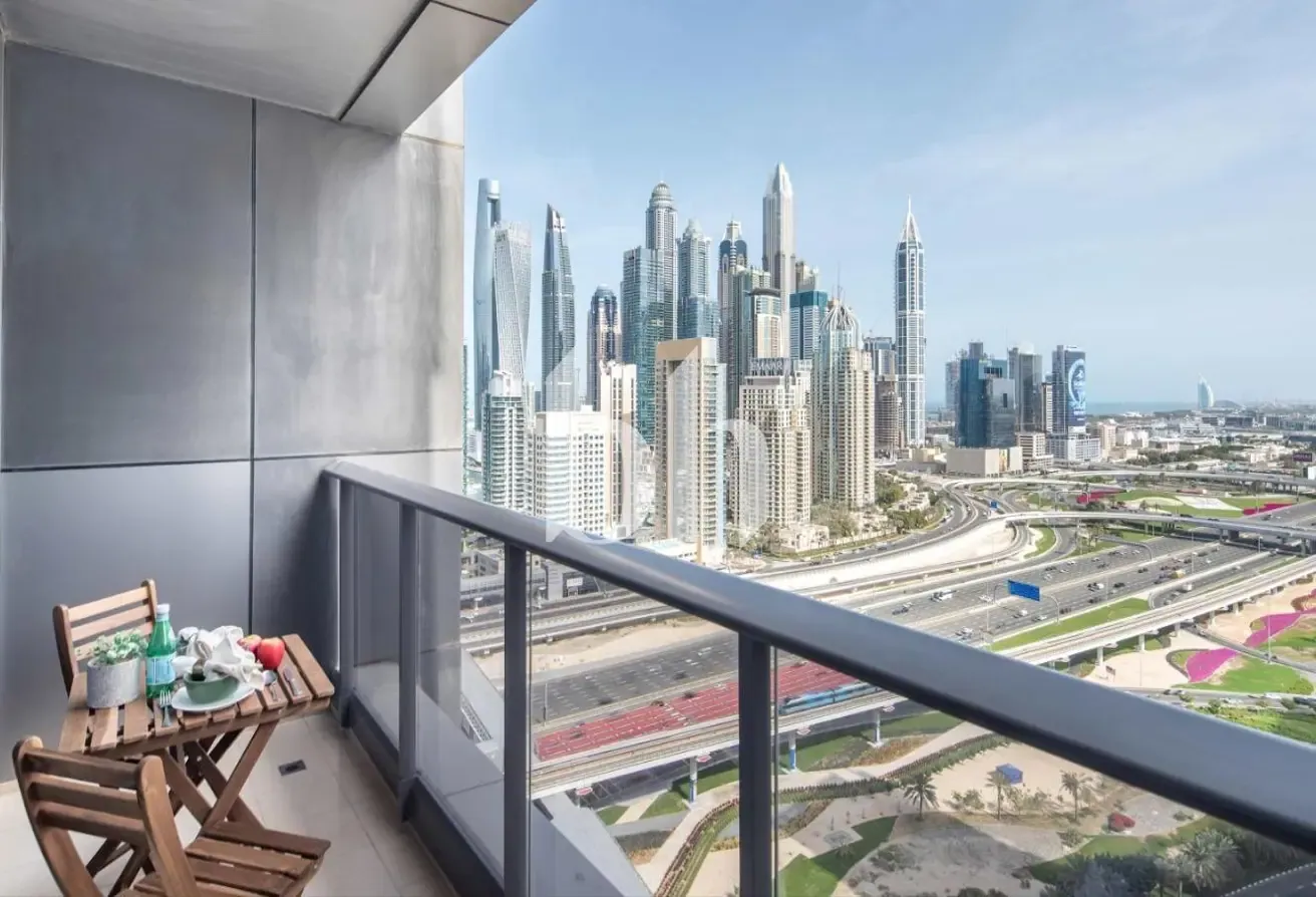 Furnished | 2 Bedrooms | SZR View | Next to metro