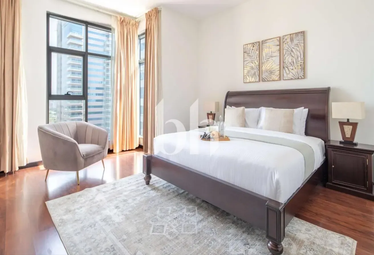 Furnished | 2 Bedrooms | SZR View | Next to metro