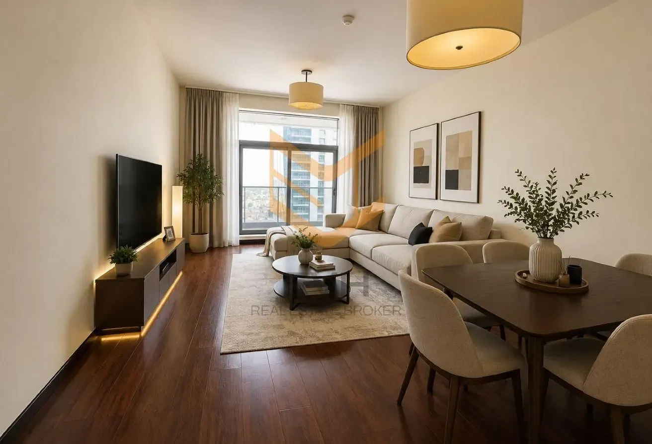 furnished 2bed plus maid @150k | chiller free