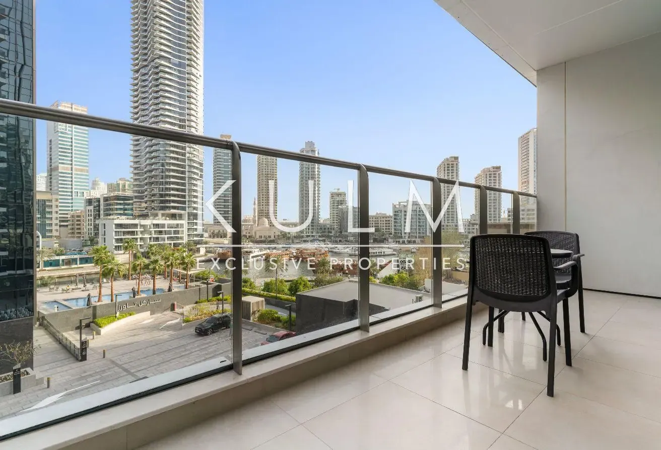 FURNISHED 2BR |STUNNING CANAL VIEW |READY TO MOVE