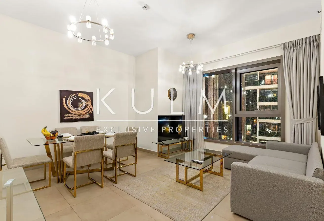 FURNISHED 2BR |STUNNING CANAL VIEW |READY TO MOVE
