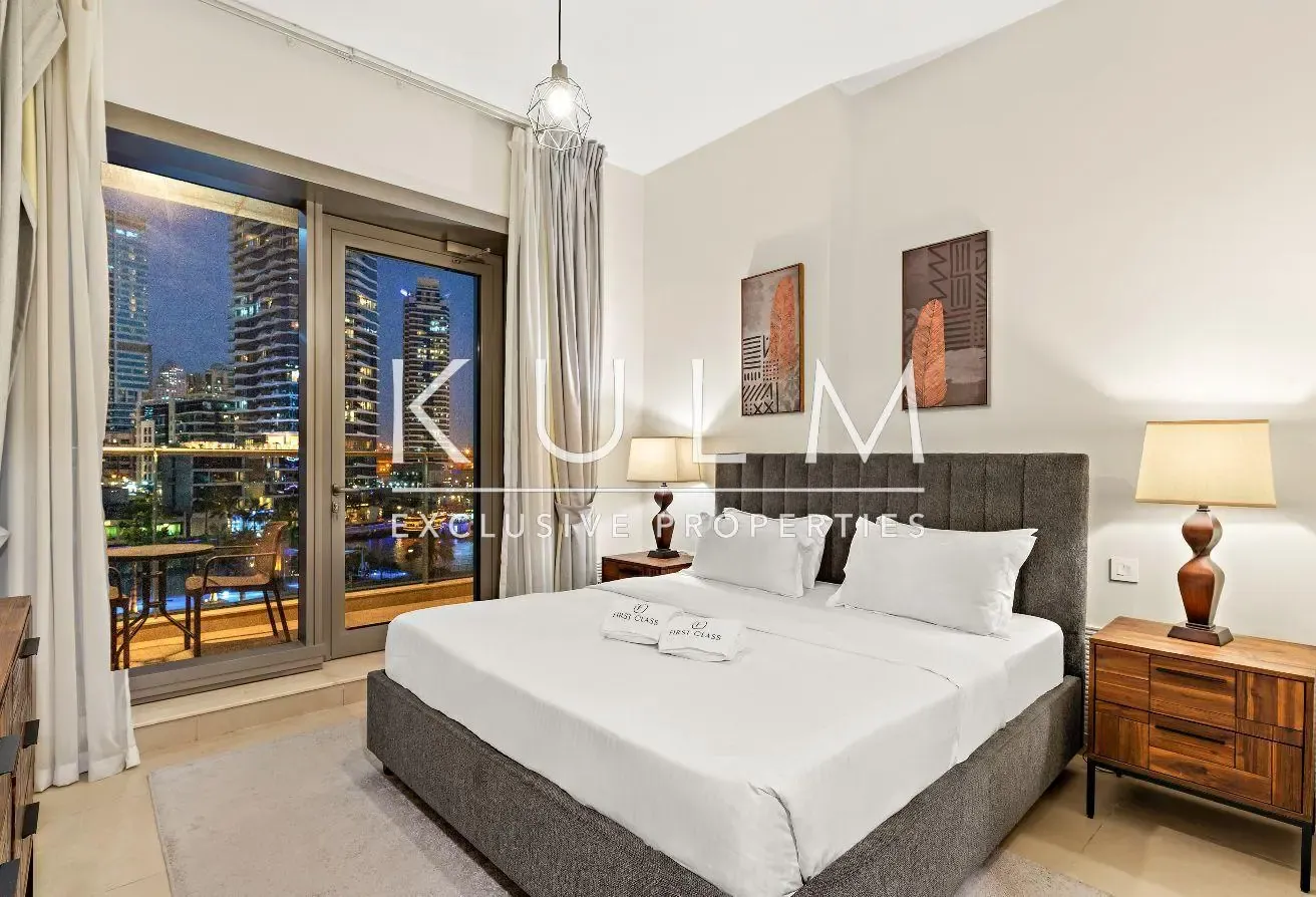 FURNISHED 2BR |STUNNING CANAL VIEW |READY TO MOVE