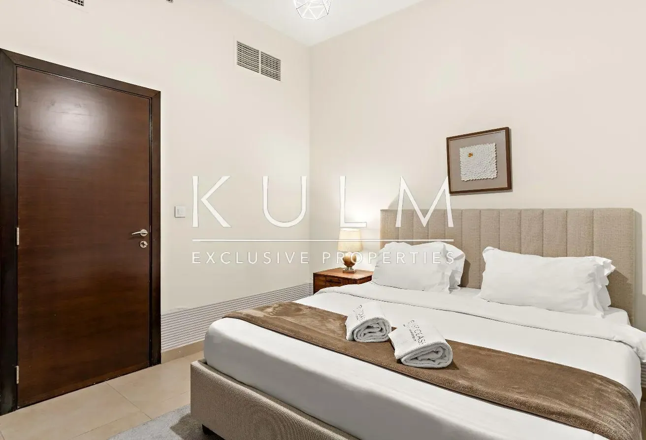 FURNISHED 2BR |STUNNING CANAL VIEW |READY TO MOVE