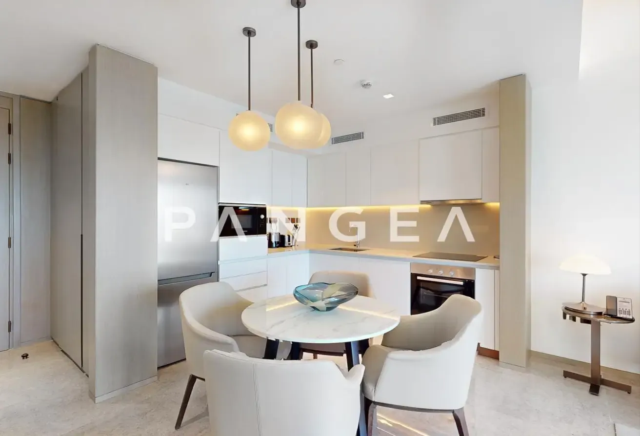 Panoramic Sea and Burj Khalifa View | Fully Furnished