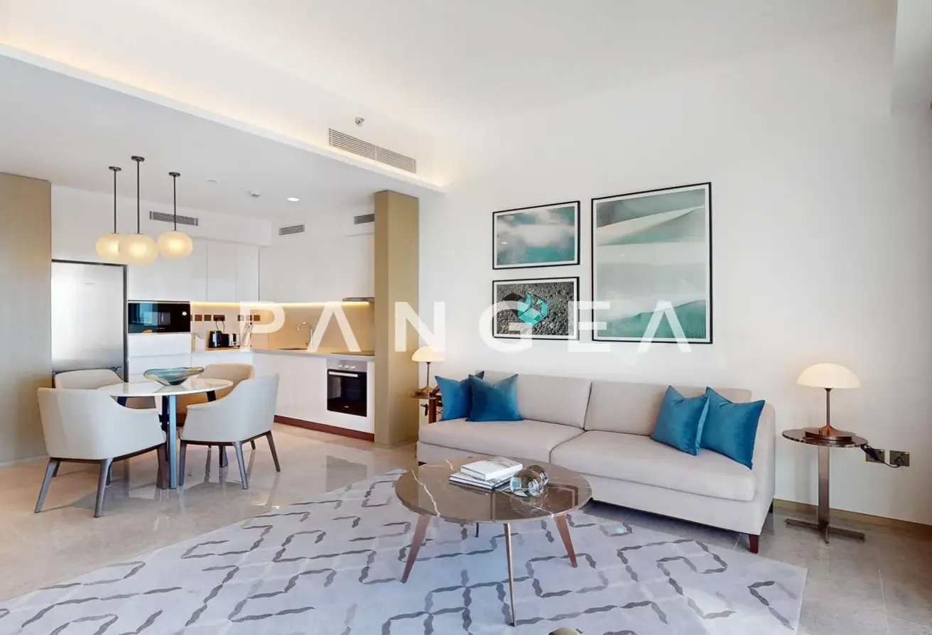 Panoramic Sea and Burj Khalifa View | Fully Furnished
