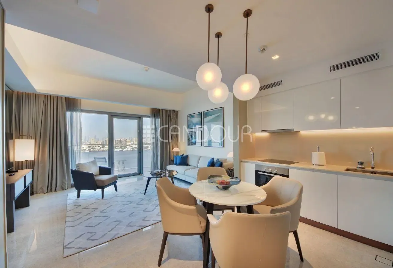Luxurious 1BR | Creek View | Rented | Furnished