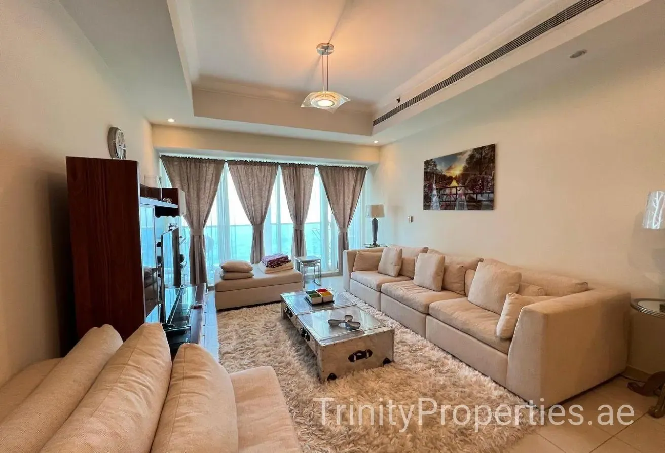 Fully Furnished | High Floor | 2Beds + Maid