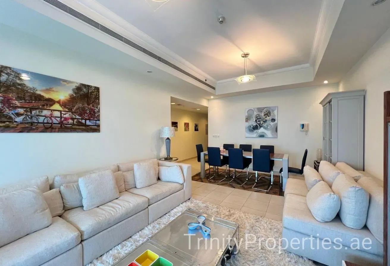 Fully Furnished | High Floor | 2Beds + Maid