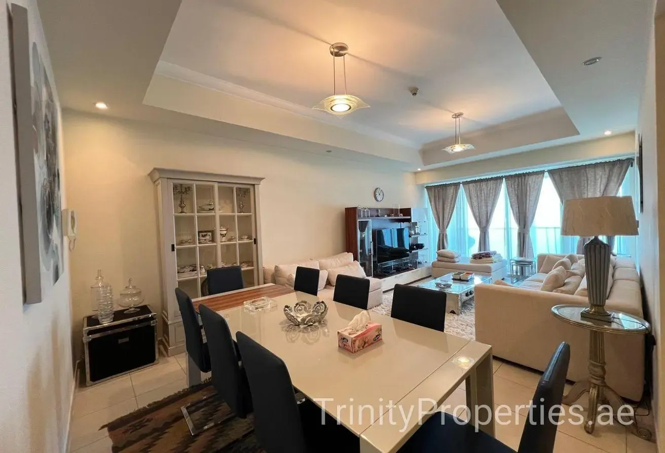 Fully Furnished | High Floor | 2Beds + Maid