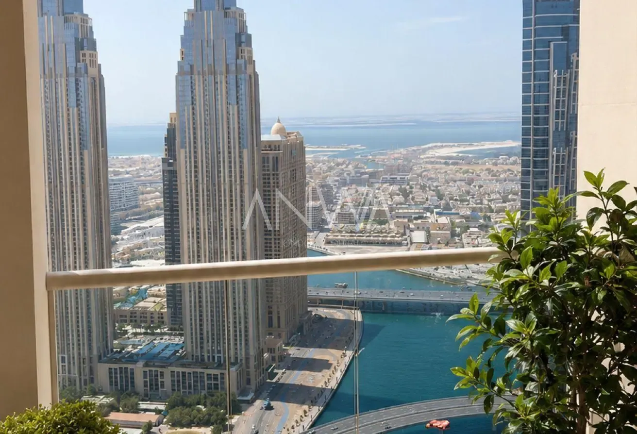 Full Furnished 3BR+Maid | Burj Khalifa Views